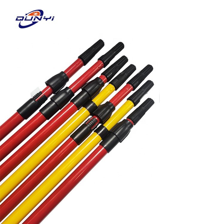 3 meter 3 sections metal Telescopic extension Pole Adjustable Paint Roller Stick