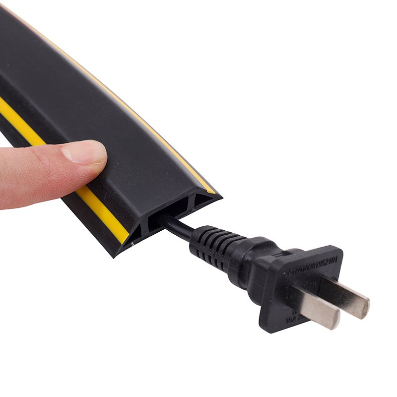 PVC Floor Cable Cover Wire Protector Floor Cable Protector Rubber Duct Floor Cord Cover