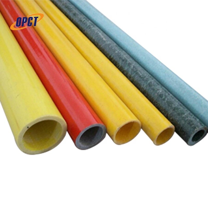 High Strength FRP Round Tube Glass Fiber Tube for Tent Fish Pole Fiberglass Pipe Price