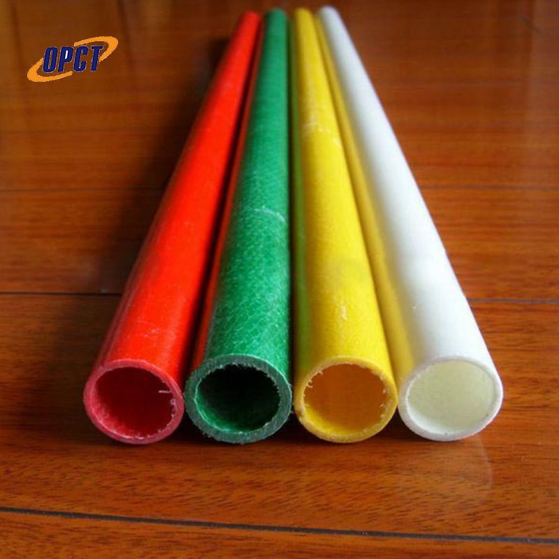 High Strength FRP Round Tube Glass Fiber Tube for Tent Fish Pole Fiberglass Pipe Price