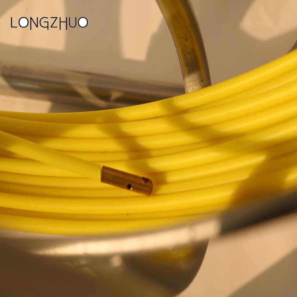 Cable Push Puller, FRP Duct Rod, Conduit Fiberglass Snake Duct Rods Conduit rods D 6.5 mm with reel