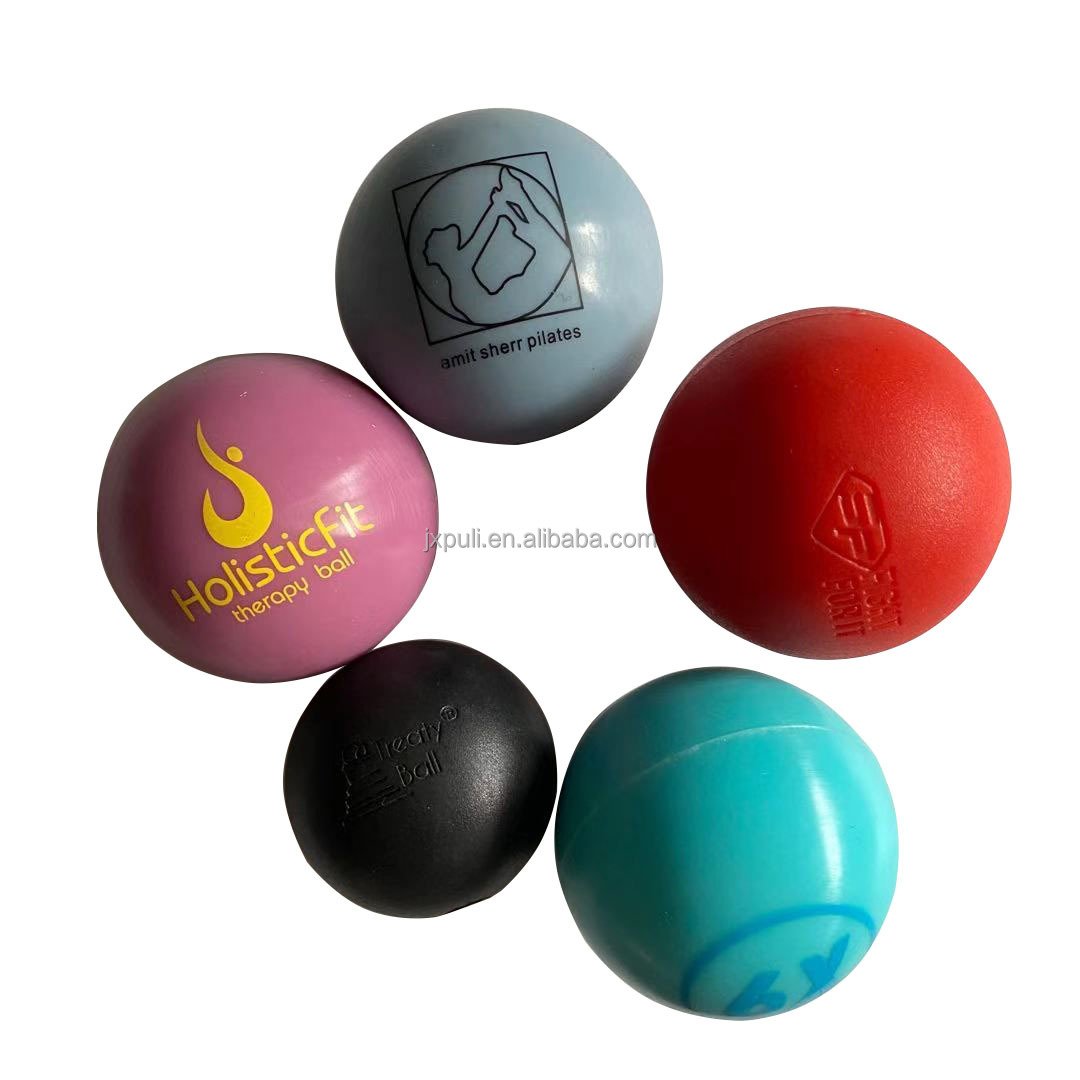 PULI Custom design and logo rubber elastic ball massage balls