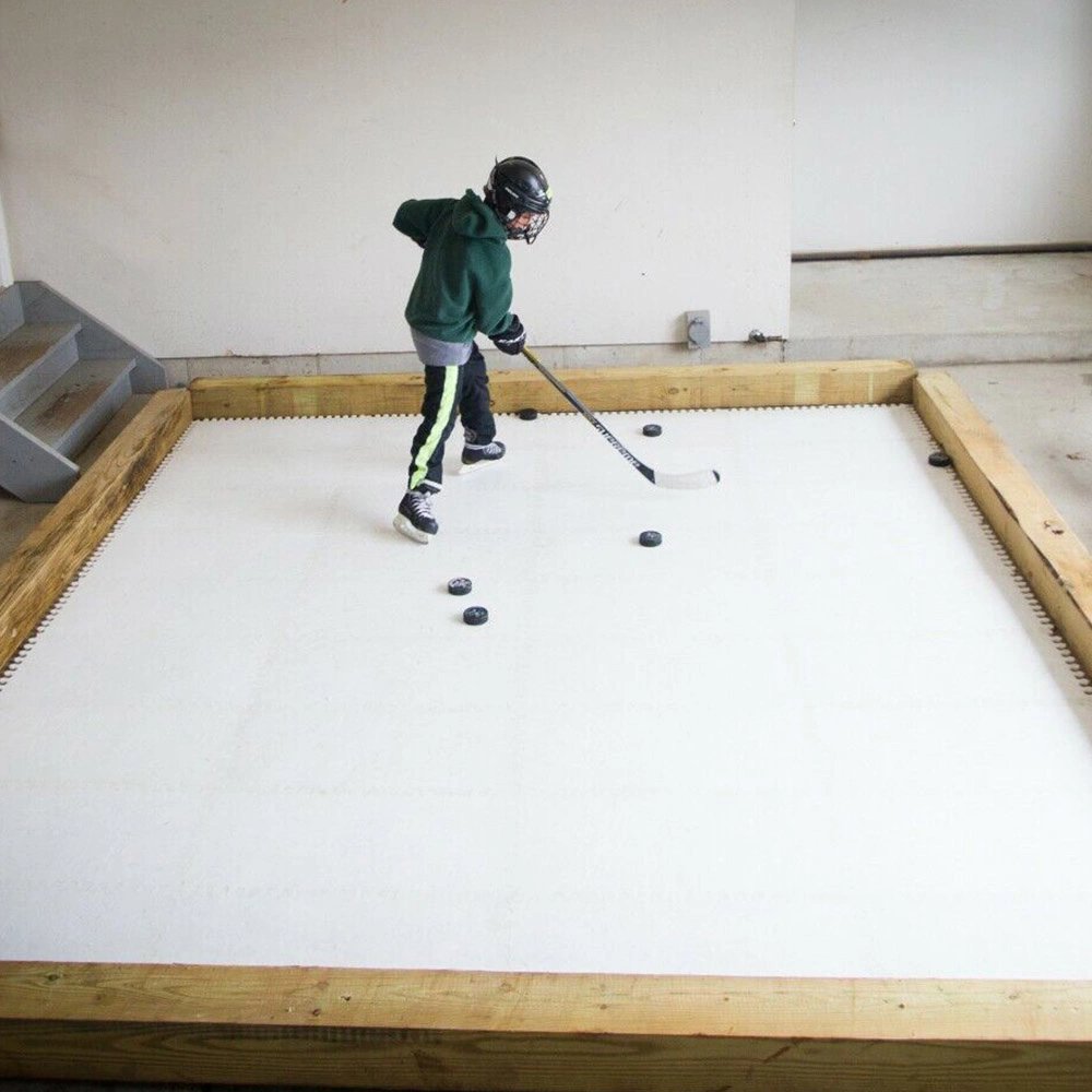 ZSPE cheap price uhmwpe plastic synthetic ice panels self lubricating artificial ice rink skating tiles