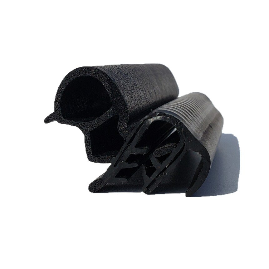 Weatherproof U shape EPDM composite rubber sealing strip profile gasket weatherstrip for auto/bus door