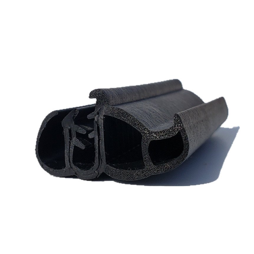 Weatherproof U shape EPDM composite rubber sealing strip profile gasket weatherstrip for auto/bus door