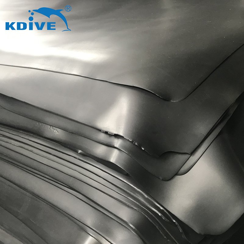 High Quality Custom Smooth Skin Shiny Cr Neoprene Fabric Rubber Sheet