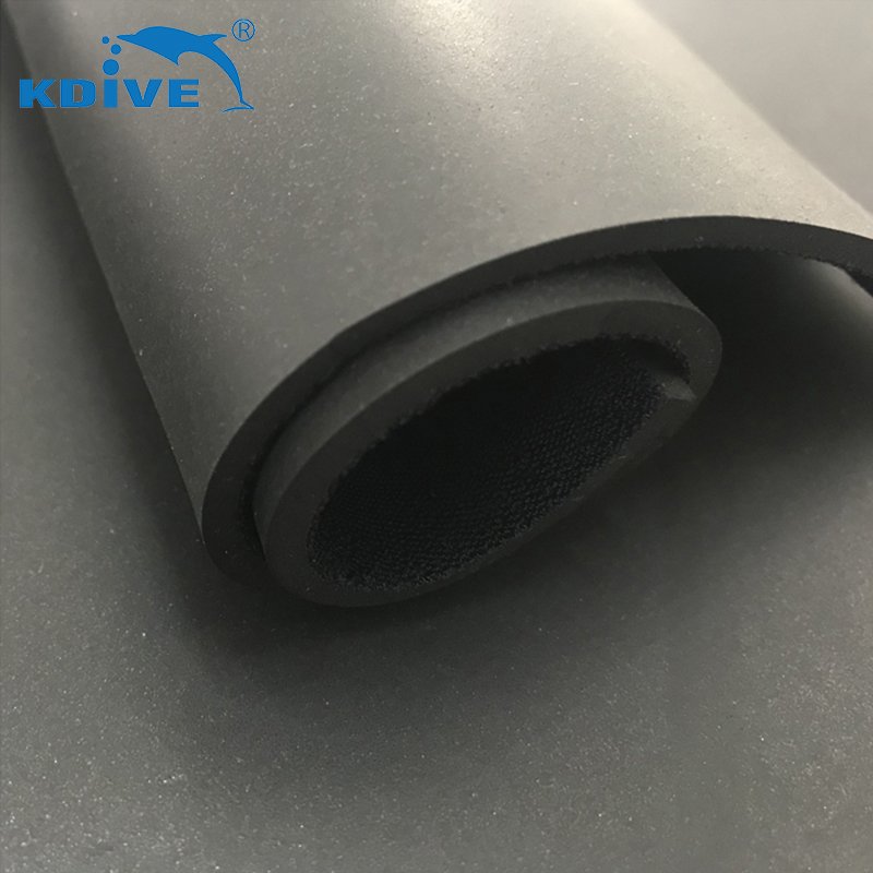 High Quality Custom Smooth Skin Shiny Cr Neoprene Fabric Rubber Sheet
