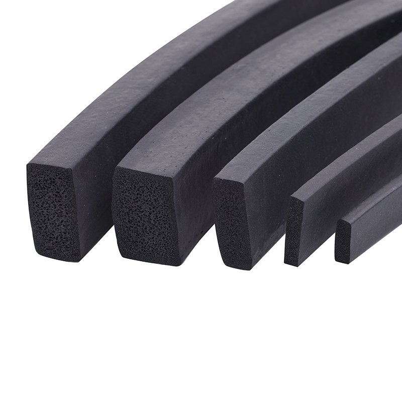 Factory Direct Heat-Resistant Silicone Rubber Foam Strips Moulding and Cutting Services for Seal or Rubber Sheet