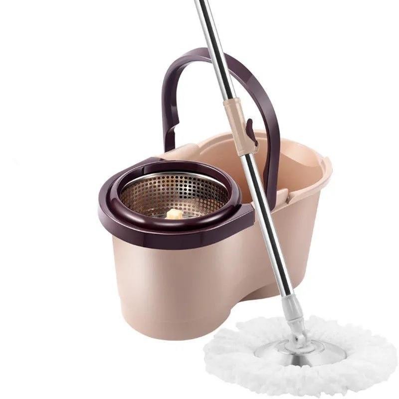 Household Rotary Mop Bucket Household Cleaning Tools Dry And Wet Mop Lazy Hands Free