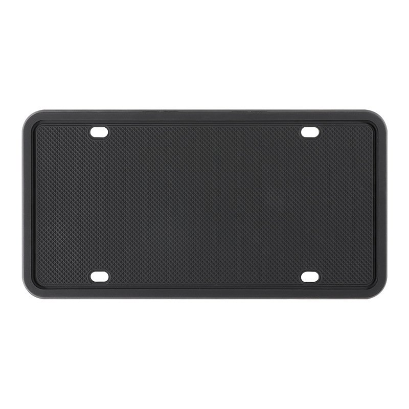 China Custom License Frames US Auto Rubber Parts Color Rubber Bumper Guard Silicone License Plate Frame Cover