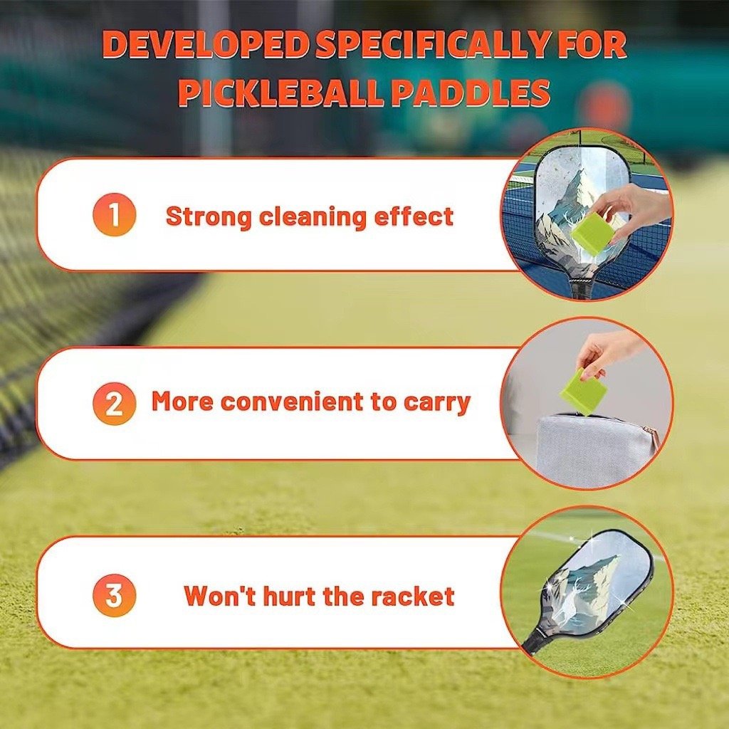 Racket cleaning eraser without hurting your racket, carbon fiber cleaning eraser, lightweight eco-friendly racket eraser