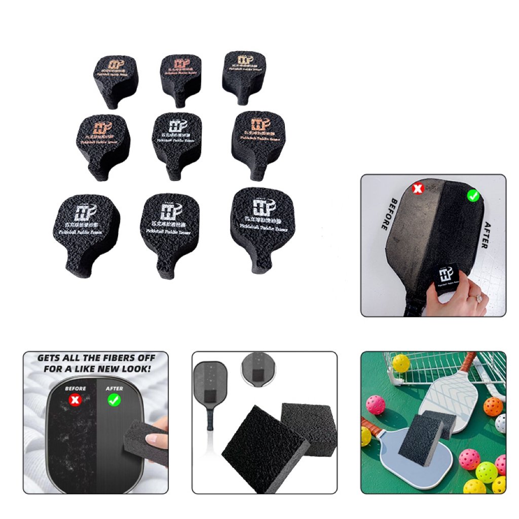 Racket cleaning eraser without hurting your racket, carbon fiber cleaning eraser, lightweight eco-friendly racket eraser