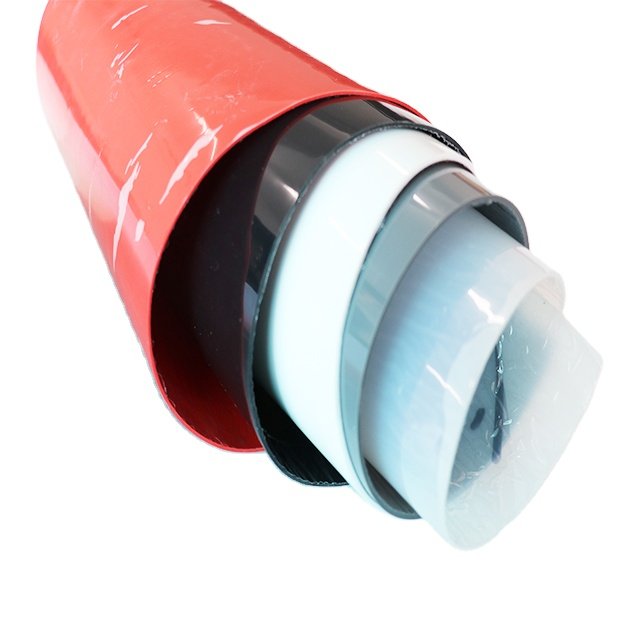 0.1mm to 5mm silicone sheet with PET film Plastic film