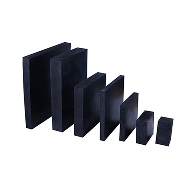 Custom Black Hard Rubber Bumper Shockproof and Durable for Industrial Use Includes Cutting and Moulding Processing Services