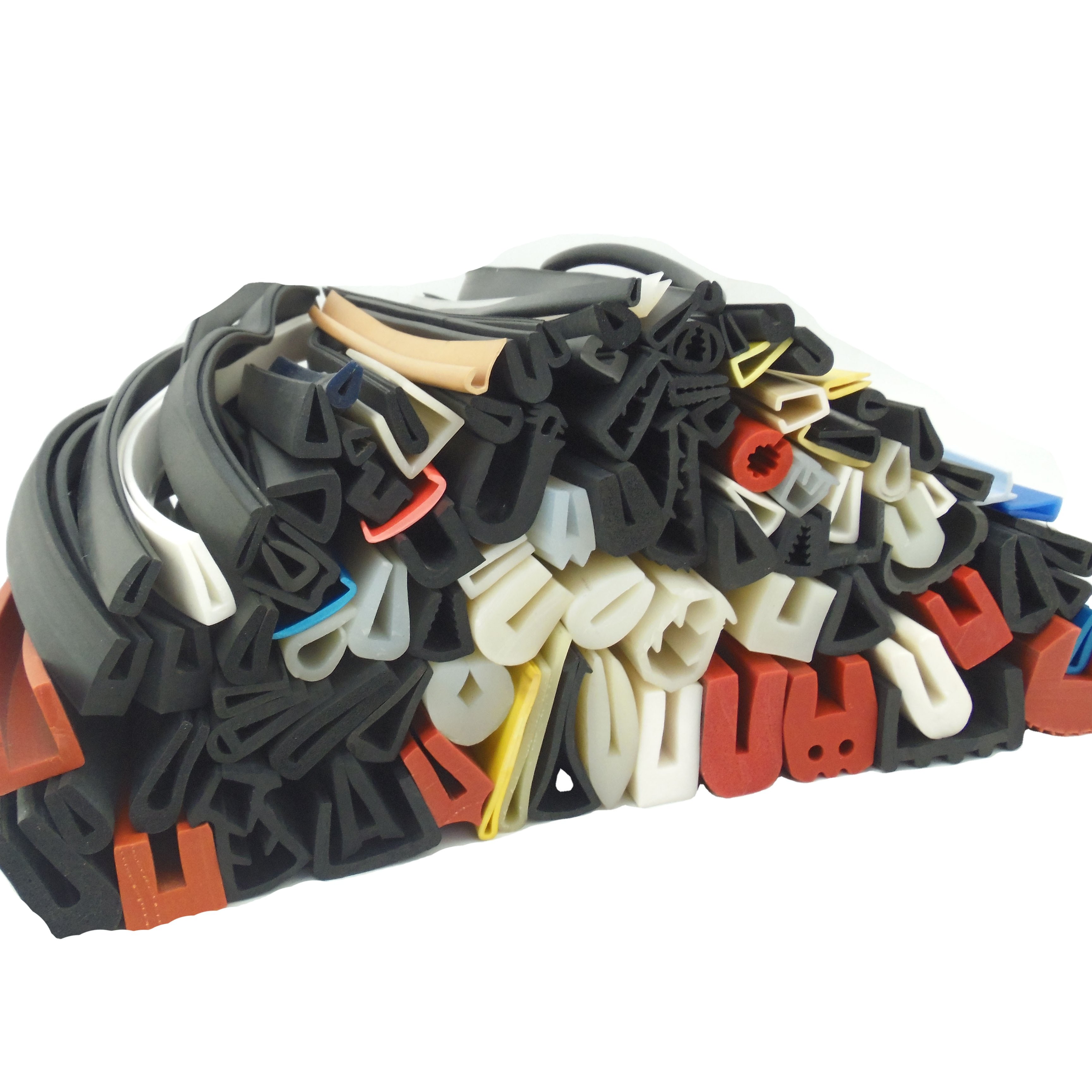 Rubber U-groove edging rubber U-groove seal