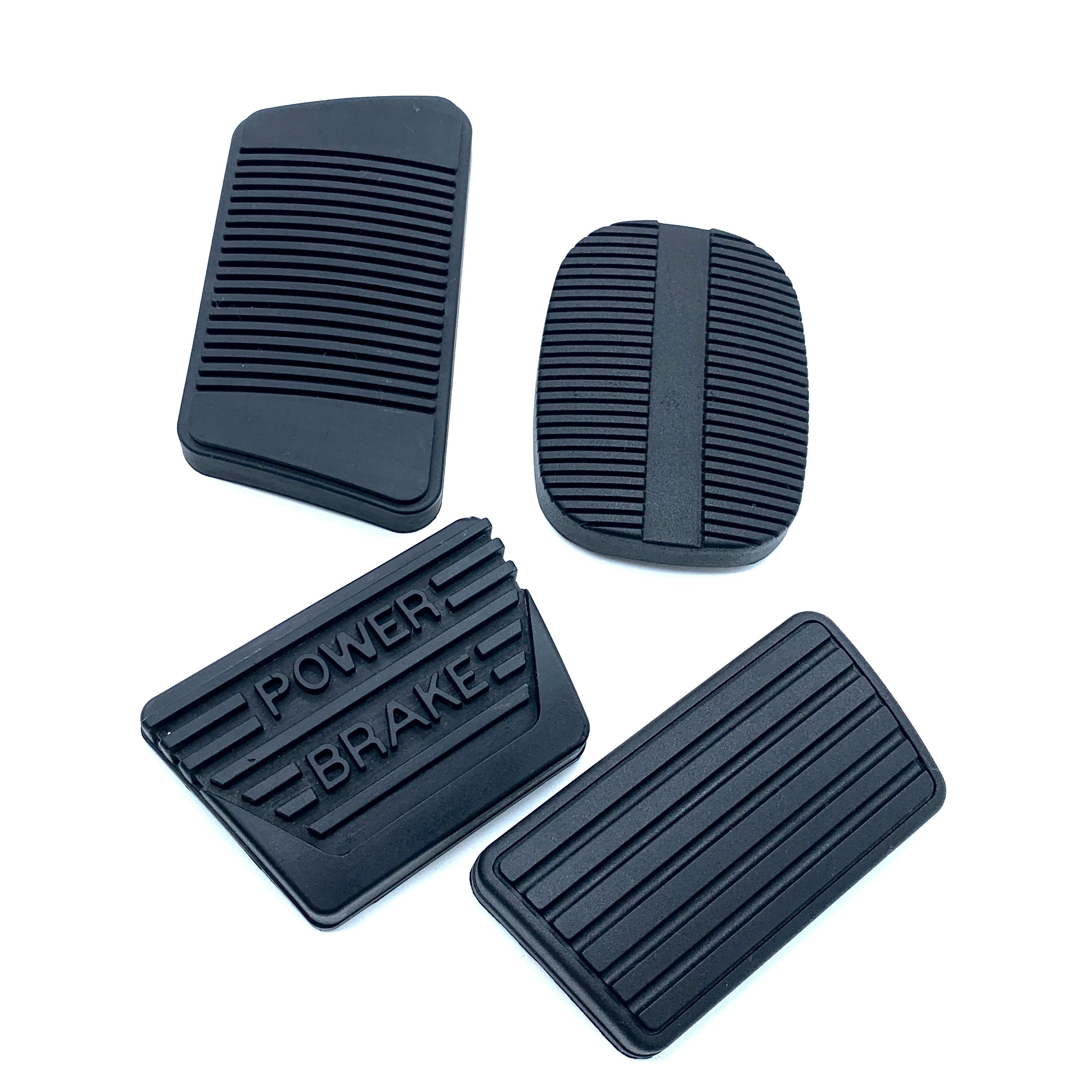 High Quality Custom Black Non-Slip Rubber Brake Clutch Foot Pads Replaceable Wide Range Automotive Brands Moulding Included