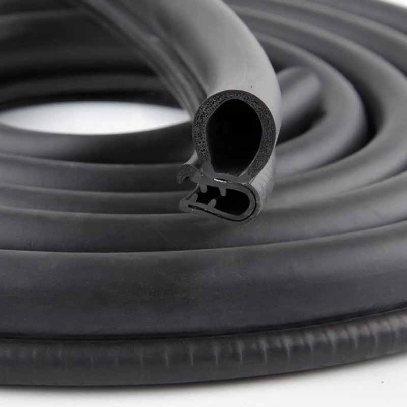 Car Door Seal Strip with Top Bulb Rubber Door Trim Seal Protector Guard Strip EPDM automotive rubber weather seal strip