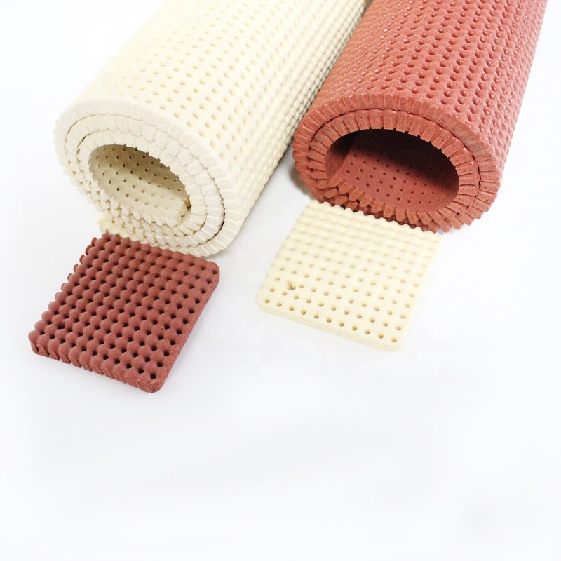 wear resistance perforated silicone foam sheet with holes for garment machine