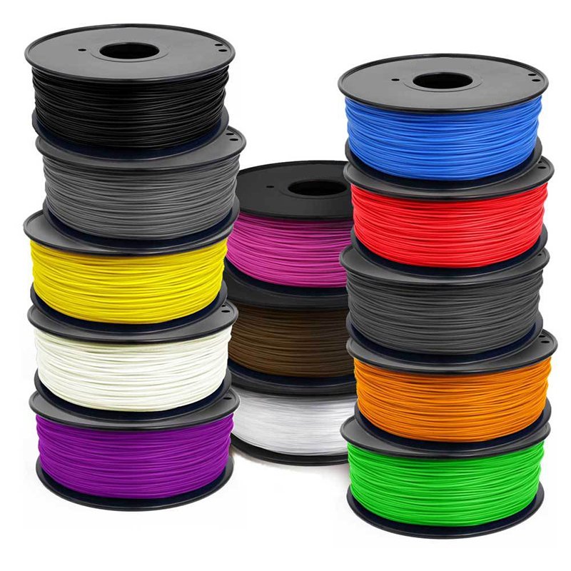 High Precision Filament PLA+ 1.75mm Refills Raw Material Plastic Rods From USA