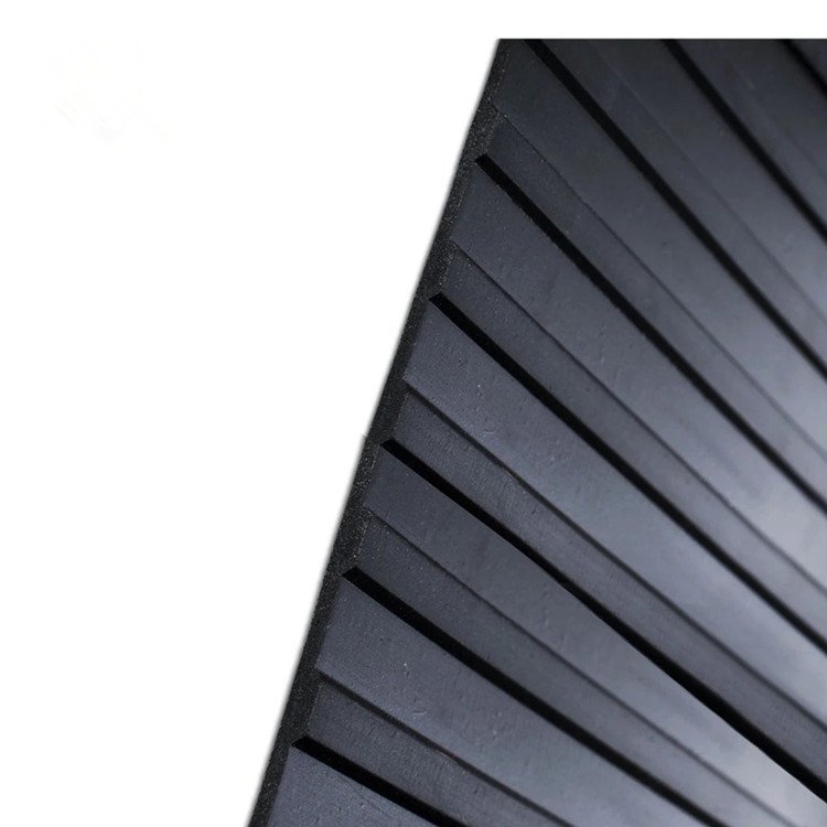 Best Price Wide Ribbed Pattern Rubber Flooring Sheet Roll