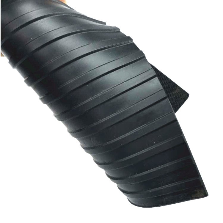 Best Price Wide Ribbed Pattern Rubber Flooring Sheet Roll