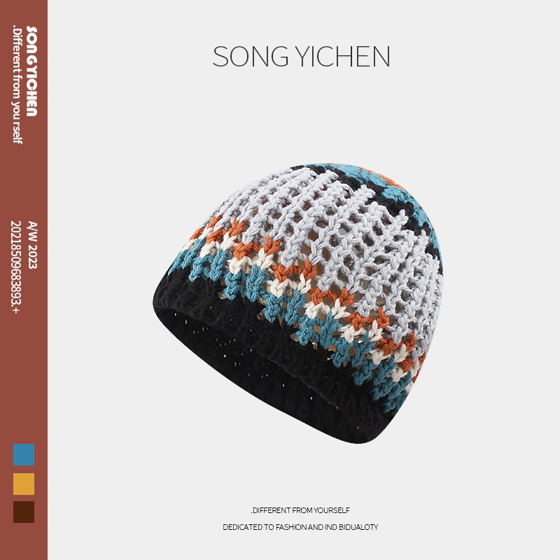 New Arrival High Quality Unisex Custom Logo Embroidery England Style handmade Warm Winter Knitted Beanie for Men and Women