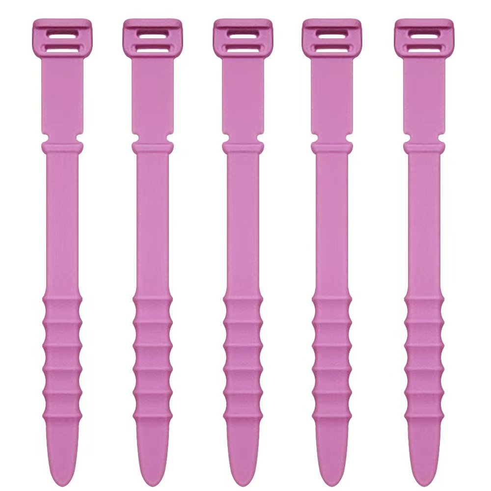 Adjustable fishbone silic-one USB cable for storing earphone wires and other pro--tective spools