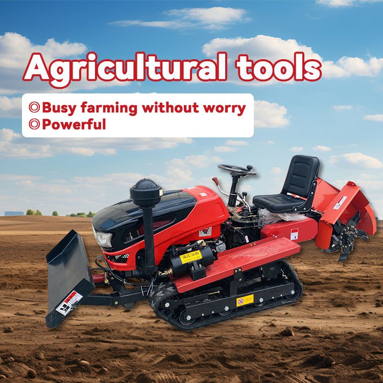 120HP Euro V/EPA Engine/COC/Homologation Cheap Price Agricultural Rubber Tracks Crawler for Mini Tractor