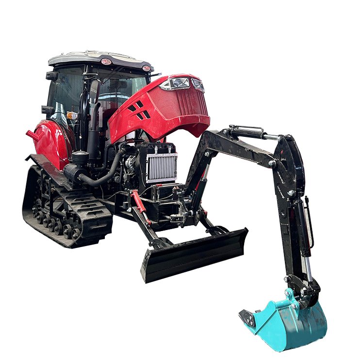 120HP Euro V/EPA Engine/COC/Homologation Cheap Price Agricultural Rubber Tracks Crawler for Mini Tractor