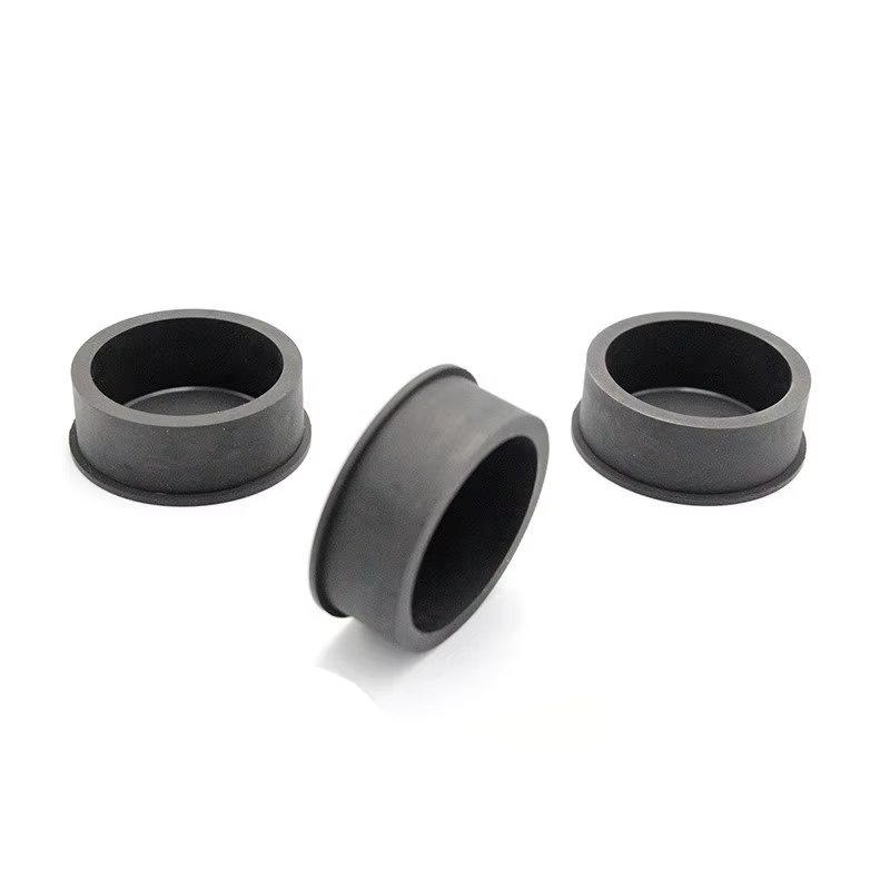 High quality custom NBR/SILICONE/EPDM/FKM 30~90 Shore Molded Rubber Bushing Protect Sleeve Rubber Bush parts