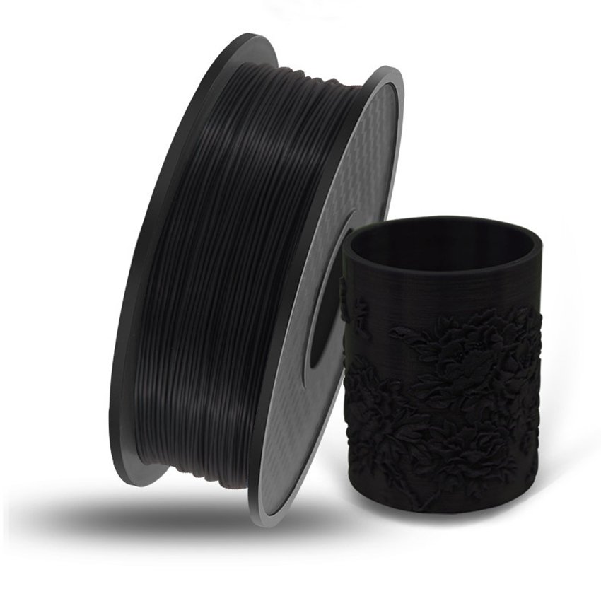 China 3D Printer Petg Carbon Fiber 1.75mm 1KG Plastic Rods 3D Printer Filament Petg Carbon Fiber For Most FDM 3D Printers