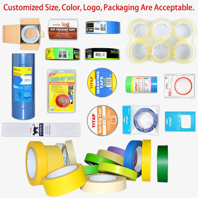 Manufacturer Custom 1/2 Inch Green Yellow High Temperature Automotive Car Painter Masking Tape For Painting