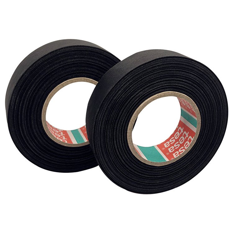 Wire harness wrapping tape TESA 51025 0.16mm thickness 125 degree high heat car PET cloth automotive harness tape