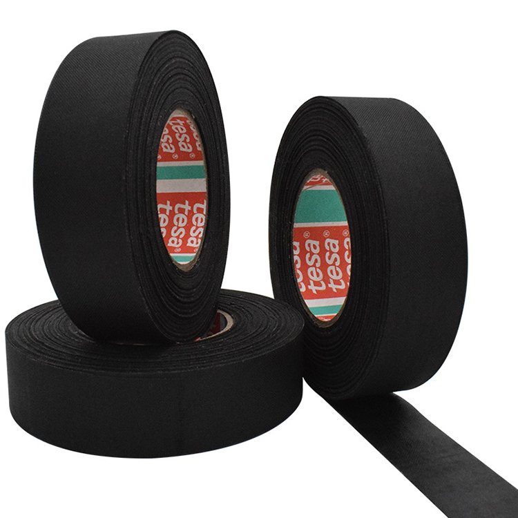 Wire harness wrapping tape TESA 51025 0.16mm thickness 125 degree high heat car PET cloth automotive harness tape
