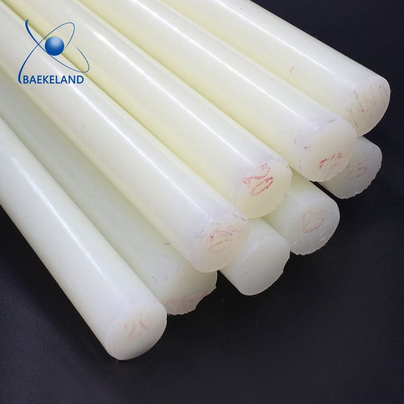 High quality PA6 Virgin Nylon Plastic Rod Nylon Bar Nylon 6 Rod Natural Polyamide Rod