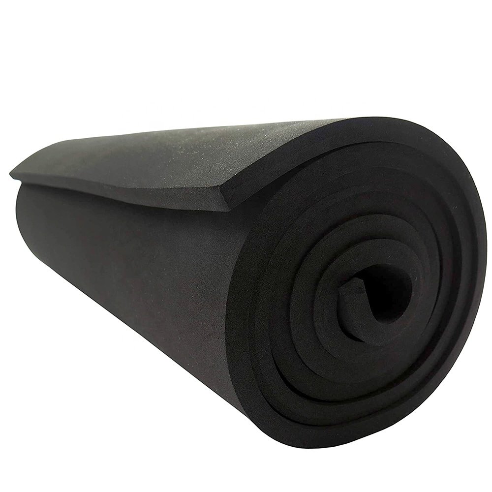 High Density B1 B2 Grade Flame Retardant Warehouse Neoprene Sponge Insulation Rubber Foam Sheets / Tube / Board / Pipe