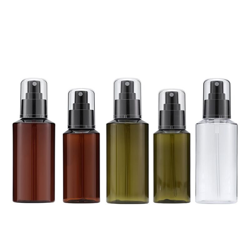 custom hand sanitizer private label cosmetics essence milk pump plastic spray water bottle barber mebel brown