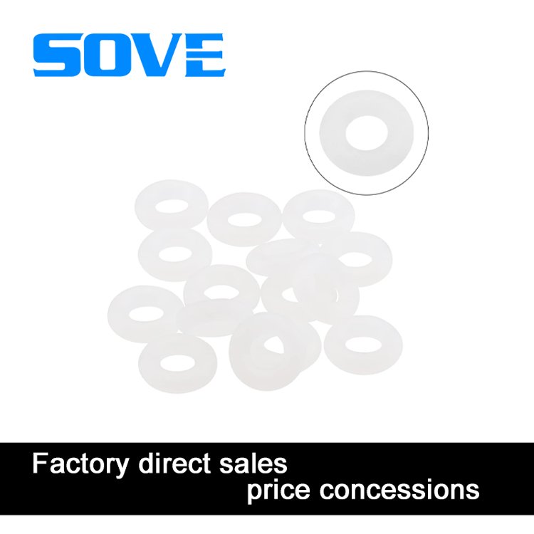 silicone mold industry supplier faucet shower head washer Garden hose White flat silicone O-ring ot water line seal