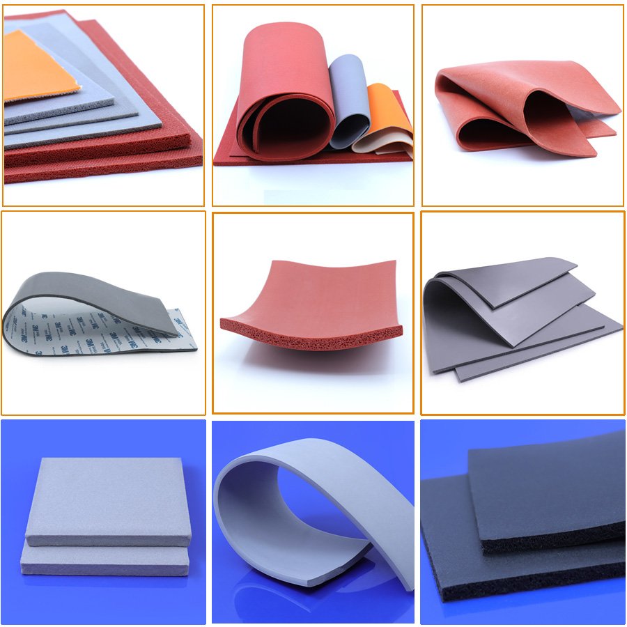 Custom Color Red/Black/White Silicone Sheet Mat High Temperature Resistant Silicone Rubber Sheets