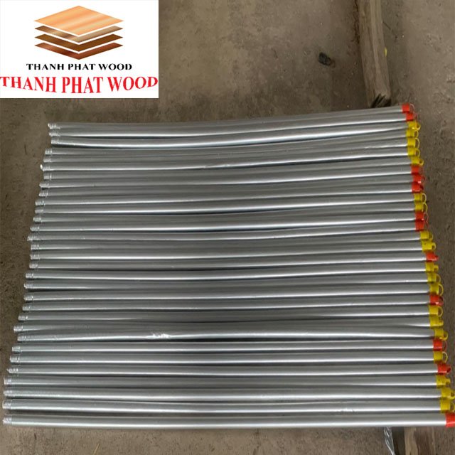 Hot Sale from Vietnam Best Price Hard Wood and Plastic Head Dustpan Mop Indian Broom Handle with PVC Coating