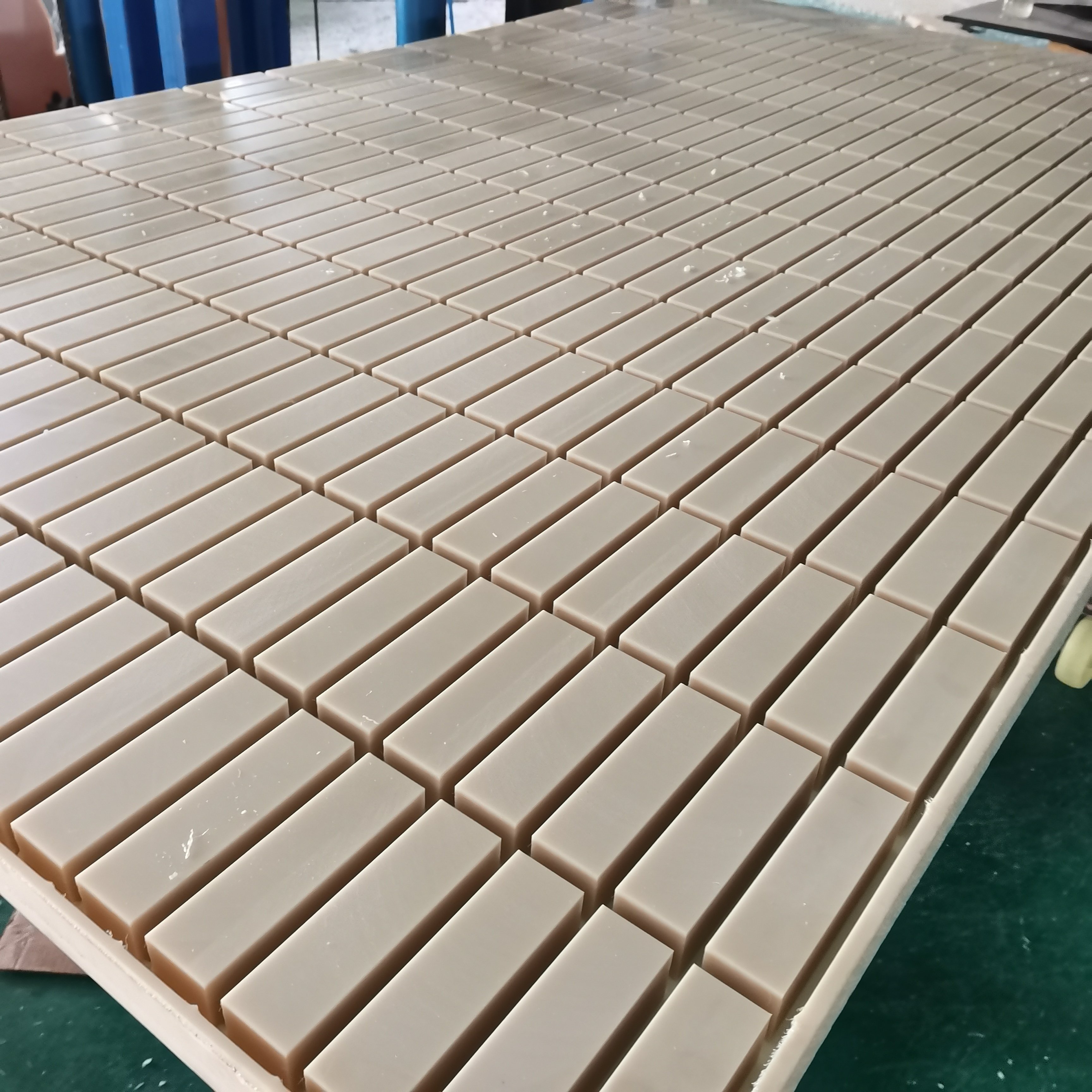 Custom conveying machinery and equipment with wear-resistant nylon strip nylon pad machined plastic shaped parts