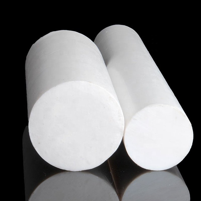 High Temperature Resistance 100% Virgin Best White Plastic chemical resistant Extrude rods PTFE Rod
