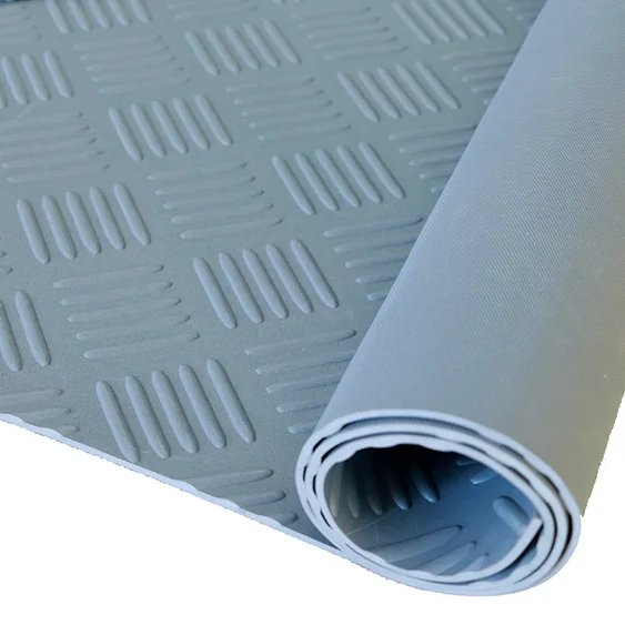 Anti slip Garage Flooring matting Checker Rubber Sheet