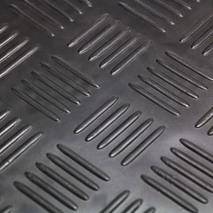 Anti slip Garage Flooring matting Checker Rubber Sheet