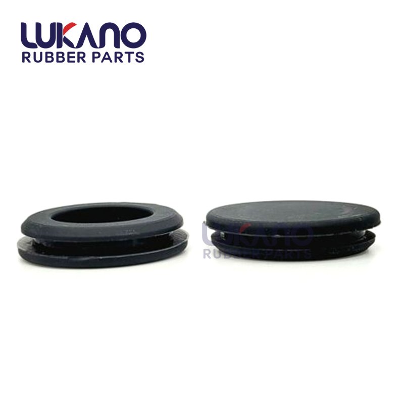 Solid black tapered bung cork conical rubber plug 3/4