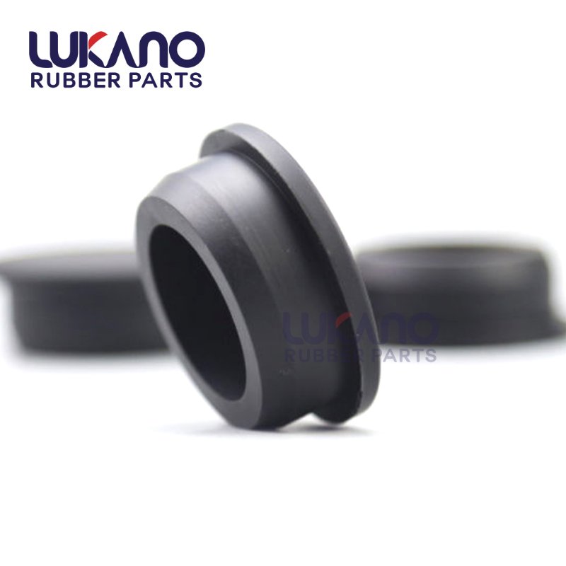 Solid black tapered bung cork conical rubber plug 3/4