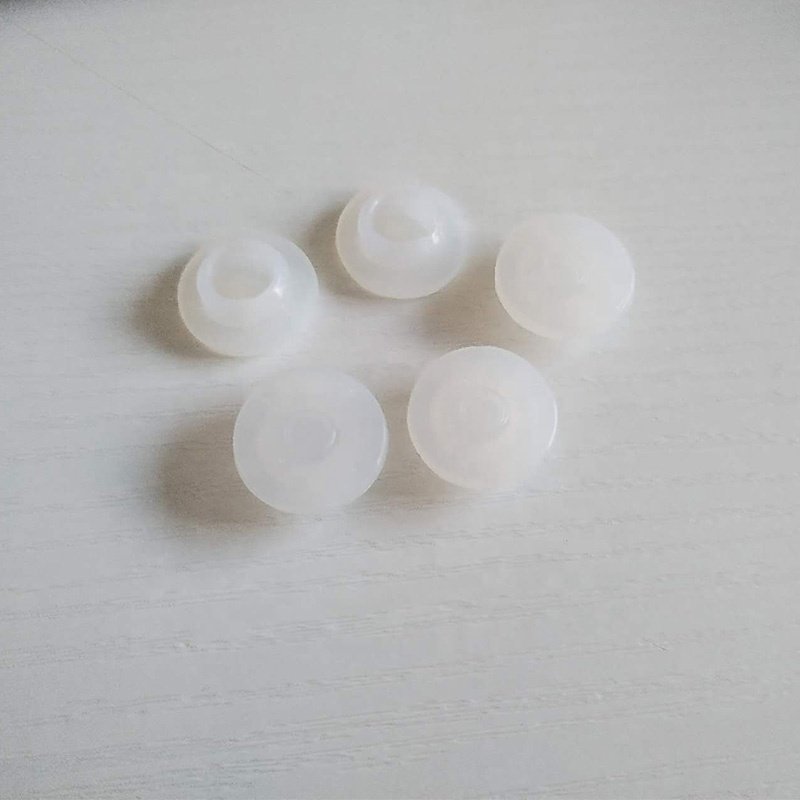 Pharmaceutical transparent clear 20mm silicone rubber stopper for vials