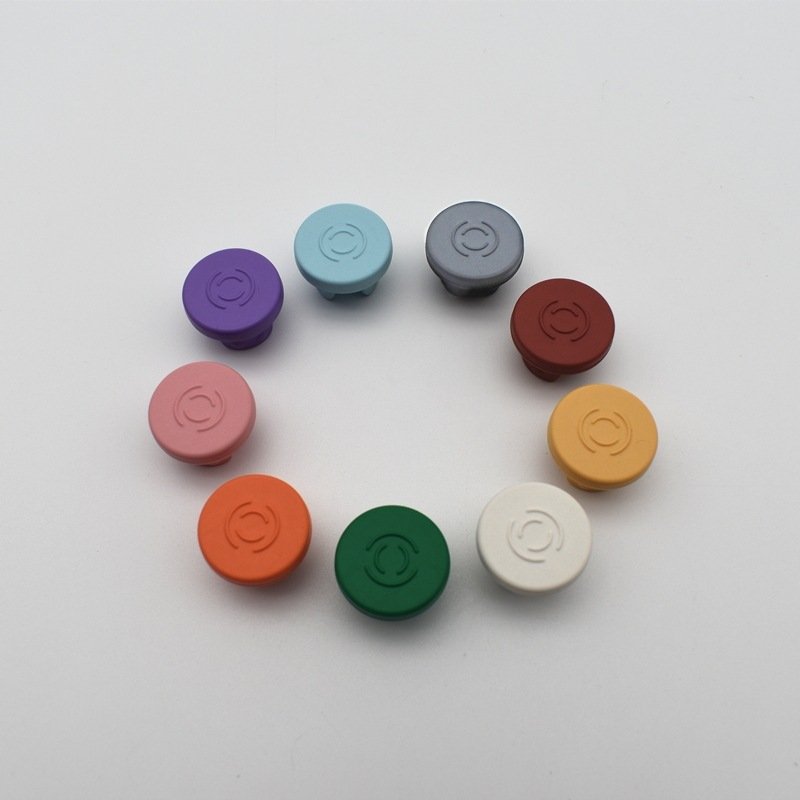 Pharmaceutical transparent clear 20mm silicone rubber stopper for vials