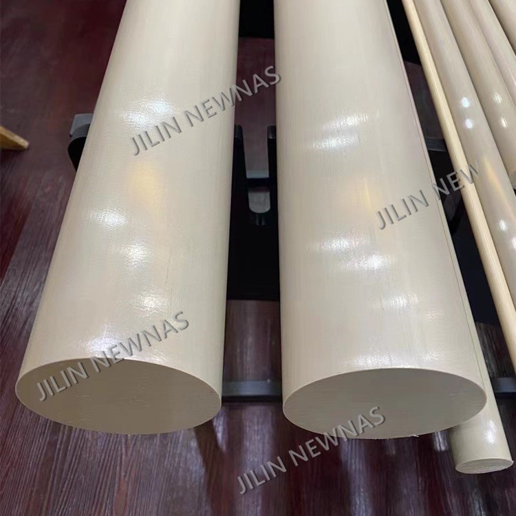 China Custom size Dia 30mm*1000mm Engineering Plastic Peek Pure Bar Rod for Injection & CNC processing