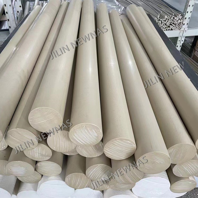 China Custom size Dia 30mm*1000mm Engineering Plastic Peek Pure Bar Rod for Injection & CNC processing